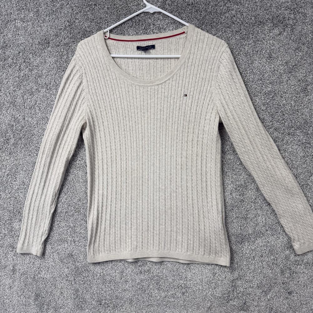 Tommy Hilfiger Sweater L Preppy Ivy League Old Money Quiet Luxury Minimalist